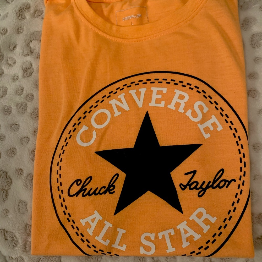 Neon Orange Chuck Taylor-converse T-shirt